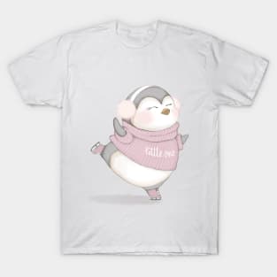 baby penguin skating T-Shirt